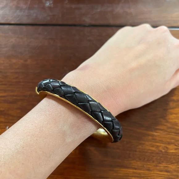 Michael Kors Collection Leather & Metal Bracelet - Picture 2 of 2